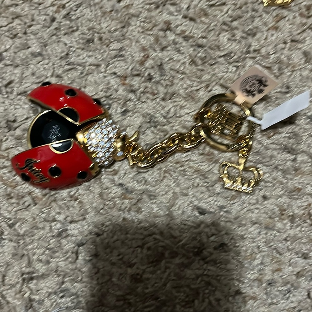 Juicy couture lady bug key chain